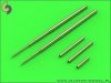 Master AM-72-072 MiG-17PF (Fresco D) - 23mm gun barrels set & Pitot Tubes